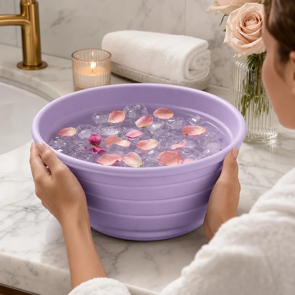 Ready to use ice bath bowl